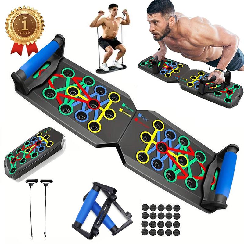 Home Gym Upper Body Workout - Papan Push Up yang Ditingkatkan dengan
