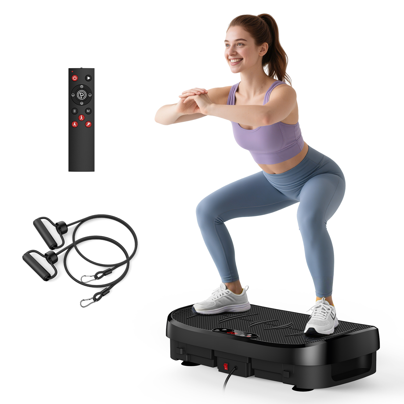 Home Gym Training Program - Papan Getar Pembakar Lemak Platform Kebugaran