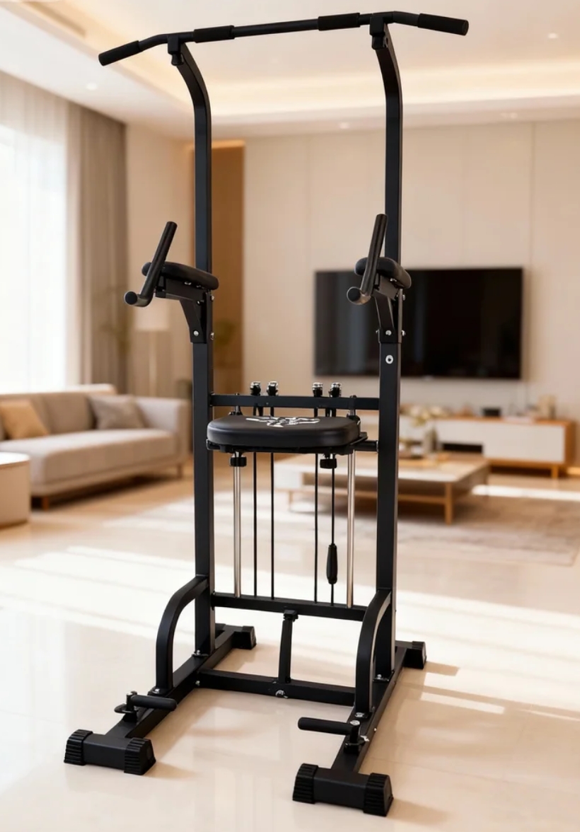 Home Gym Pull Up Bar - Alat Latihan Kekuatan Power Tower Pull-Up