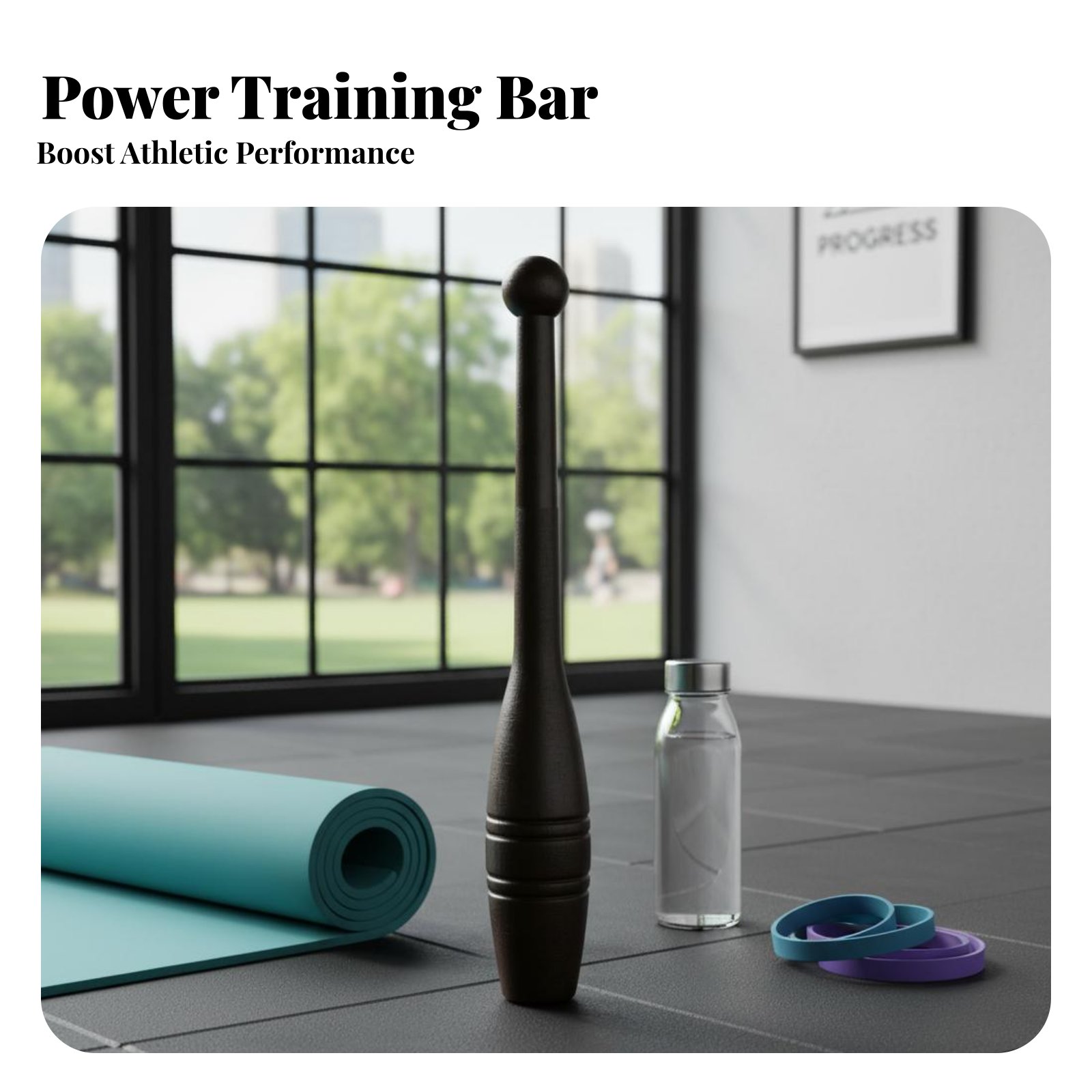 Home Gym Upper Body Workout - Alat Latihan Kebugaran Steel Bell untuk