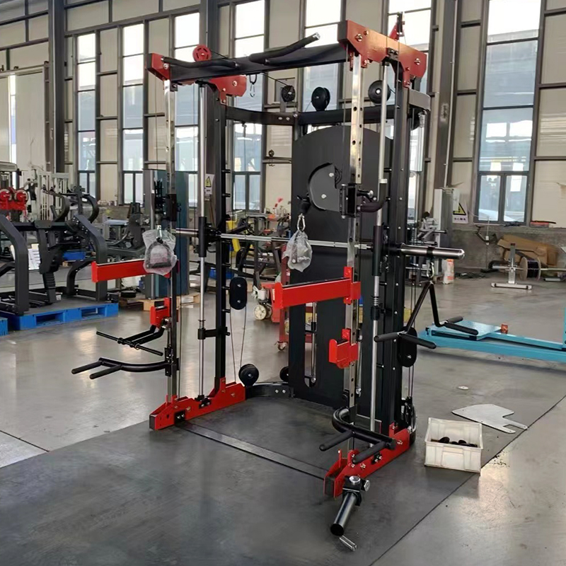 Home Gym Bench - Peralatan Gym Multi Smith Machine Komersial,