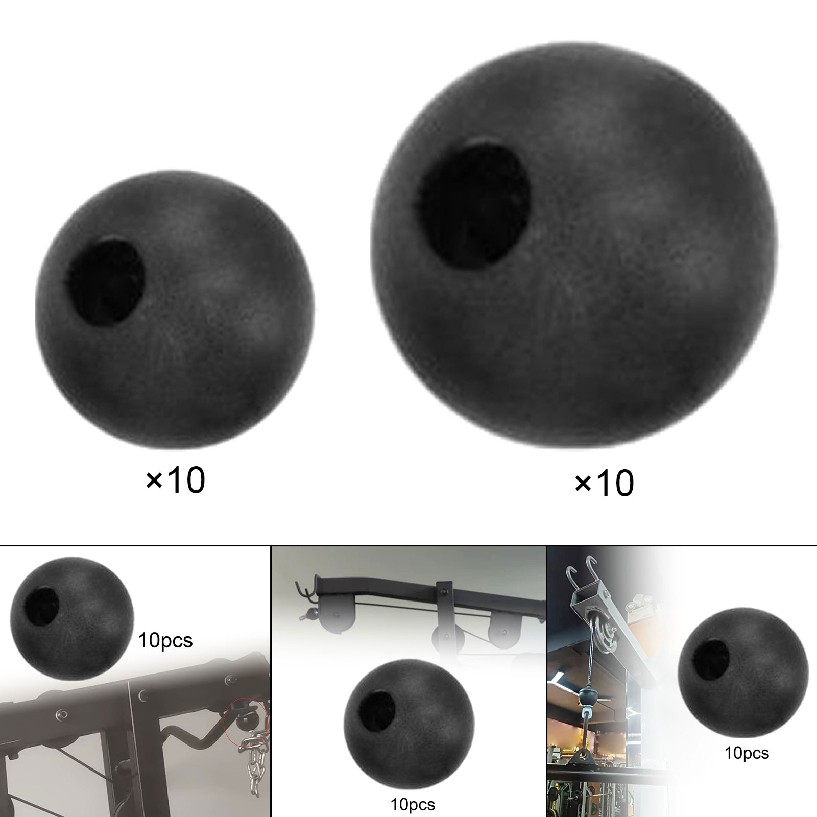 10x stopper bola kabel katrol  - Home Gym Nala ulasan dan harga