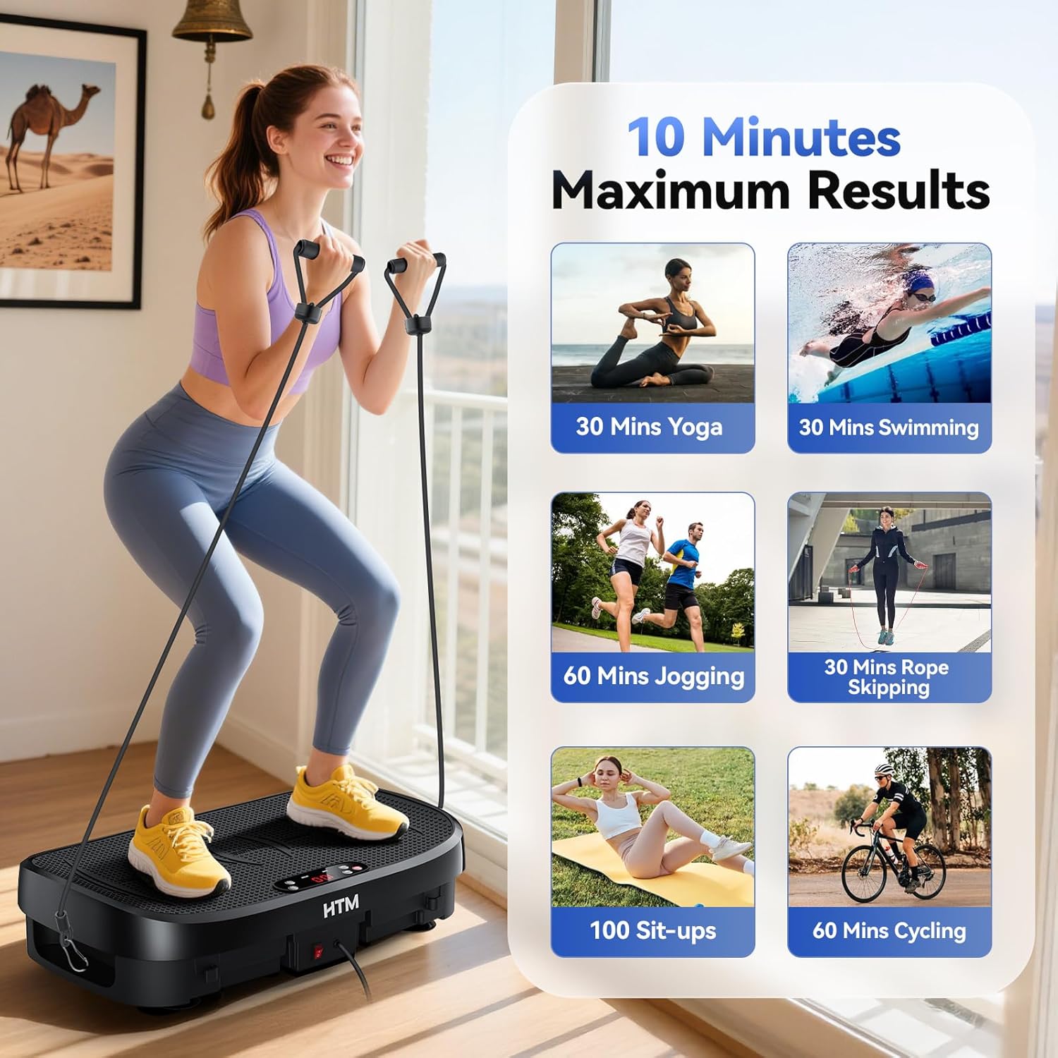 Papan Getar Pembakar Lemak Pla - Home Gym Training Program ulasan dan harga