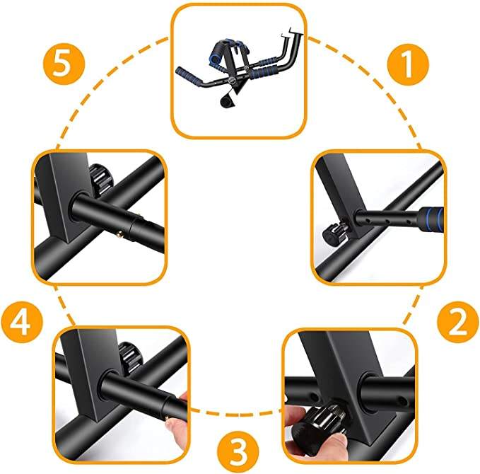 Pull up Bar untuk Pintu Multif - Home Gym Pull Up Bar ulasan dan harga