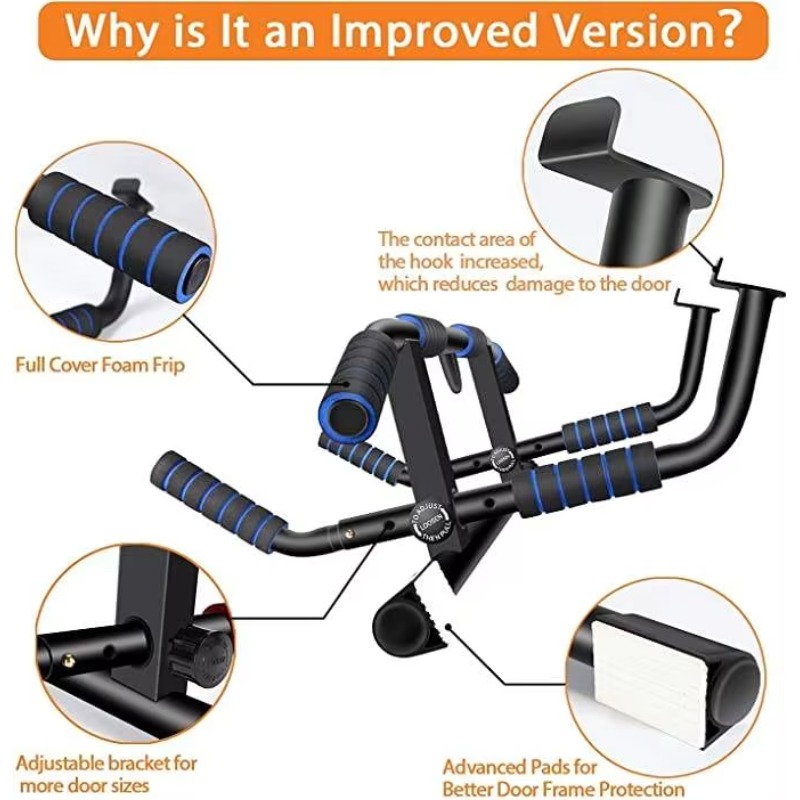Pull up Bar untuk Pintu Multif - Home Gym Pull Up Bar ulasan dan harga