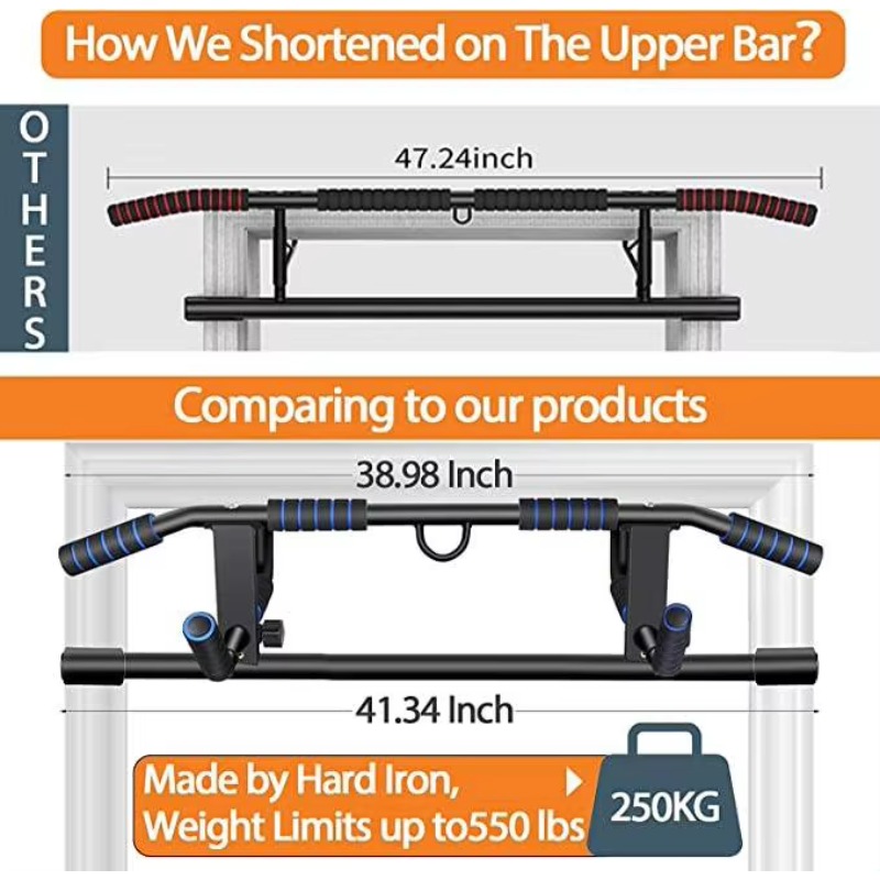 Pull up Bar untuk Pintu Multif - Home Gym Pull Up Bar ulasan dan harga