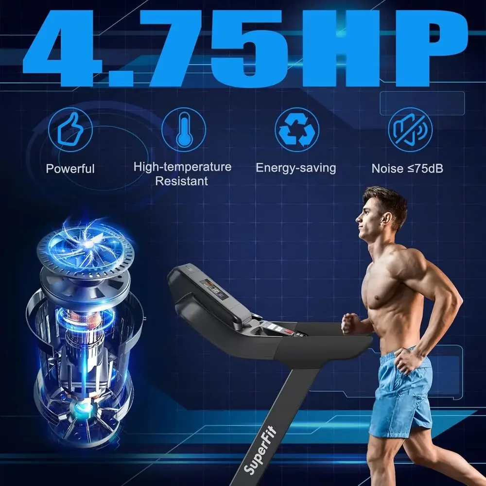 Treadmill Heavy-Duty dengan 4. - Home Gym Training Program ulasan dan harga