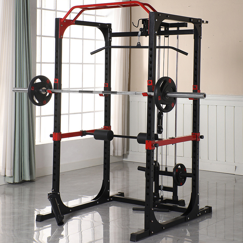 Rak Squat Power Cage Komersial - Home Gym Pull Up Bar ulasan dan harga
