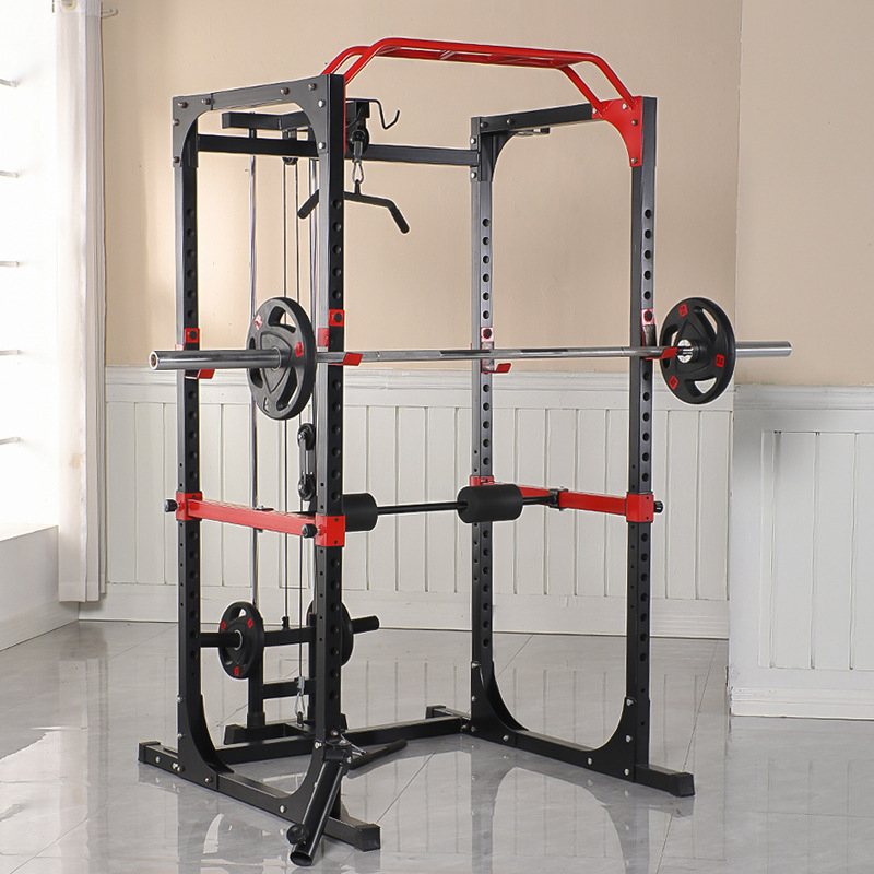 Rak Squat Power Cage Komersial - Home Gym Pull Up Bar ulasan dan harga