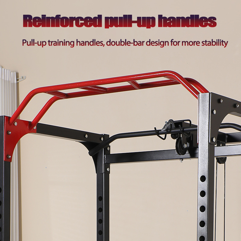 Rak Squat Power Cage Komersial - Home Gym Pull Up Bar ulasan dan harga