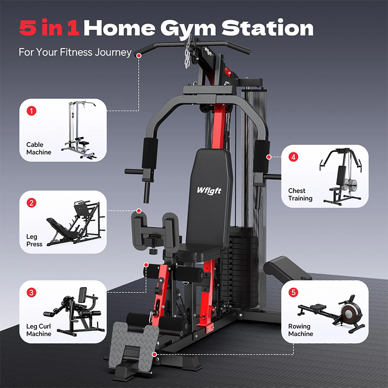 Peralatan Olahraga Pooboo Home - Home Gym Training Program ulasan dan harga