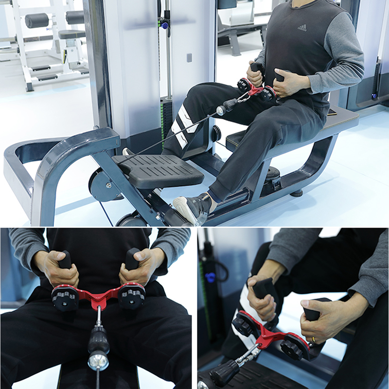 Mesin Kabel Pulley Gym Bar Pul - Home Gym Training Program ulasan dan harga