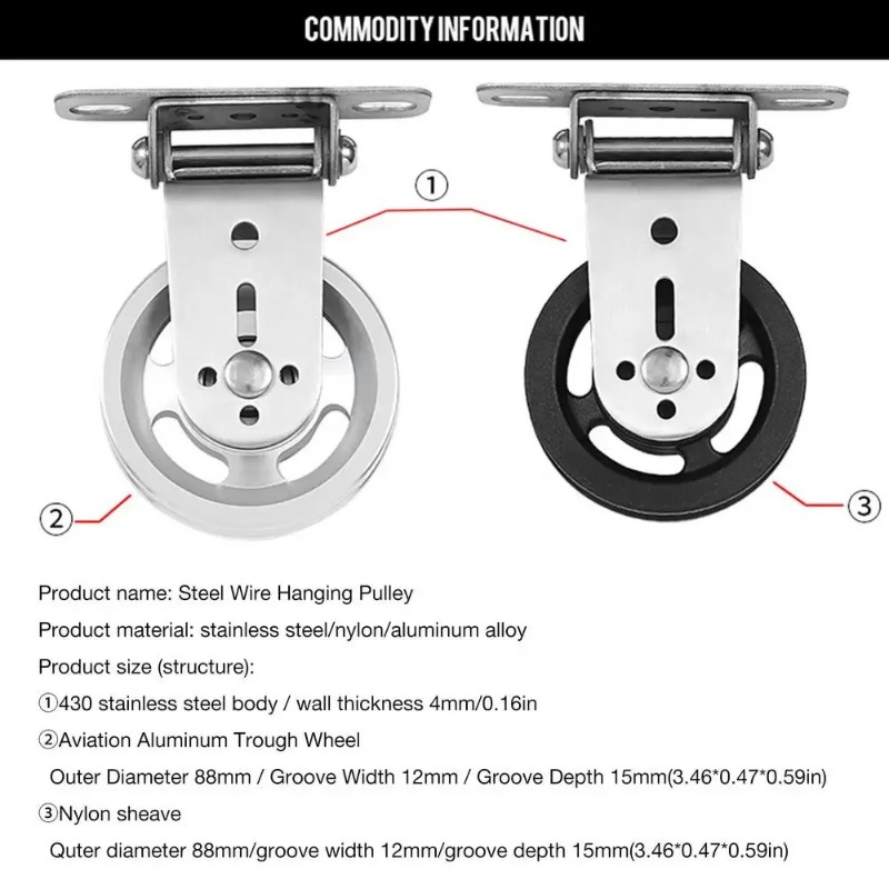 Roda Katrol Baja Anti Karat ya - Home Gym Design ulasan dan harga